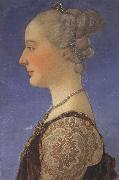 Piero pollaiolo, Female portrait